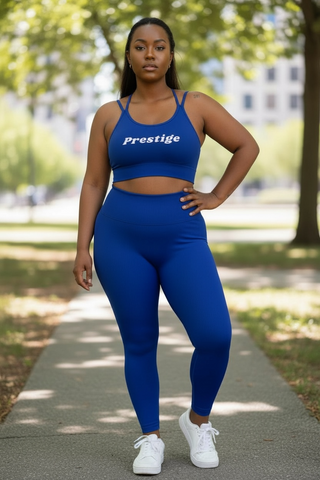 Royal Blue Core Seamless Leggings for Women
