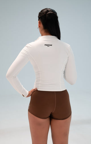 White UltraEndure Zip Jacket