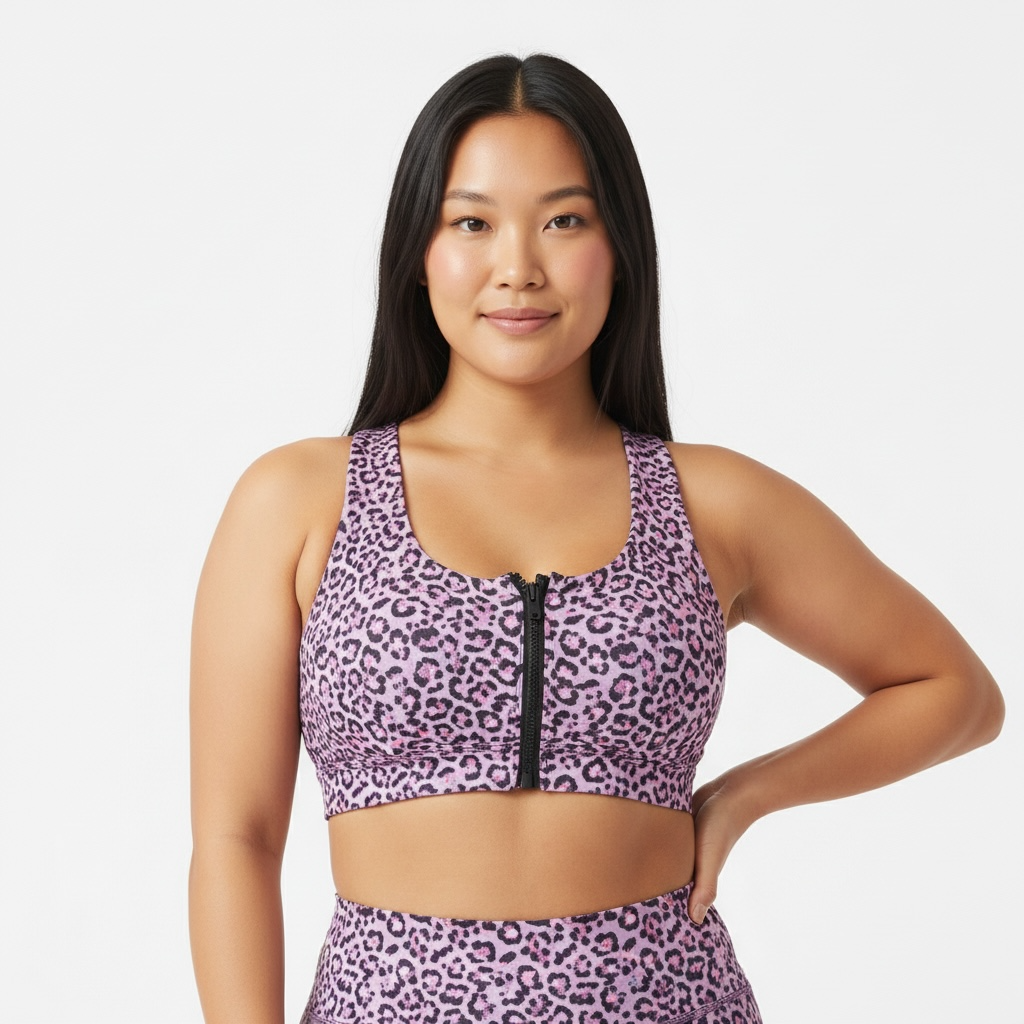 Cheeky zip bra