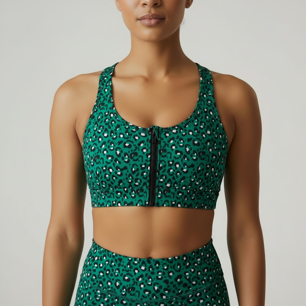 Cheeky zip bra