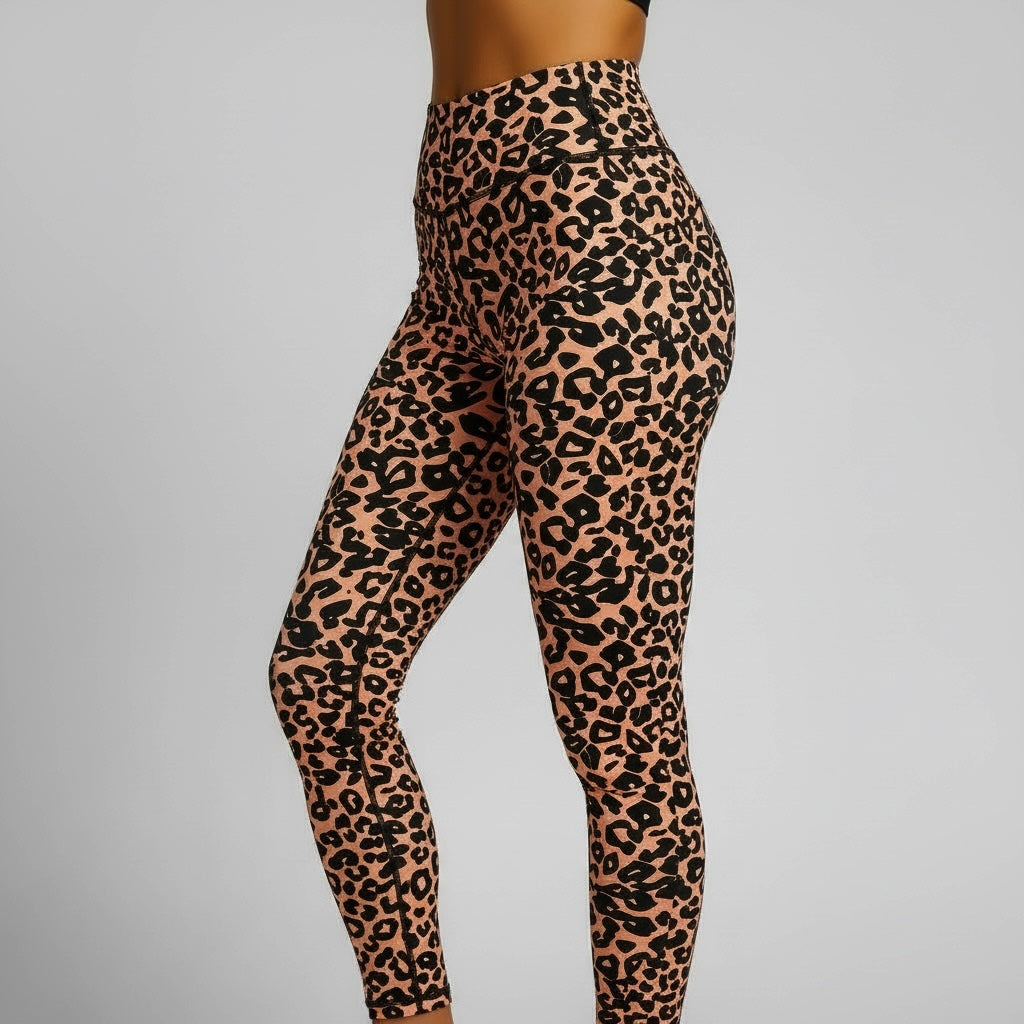 Wild leopard legging