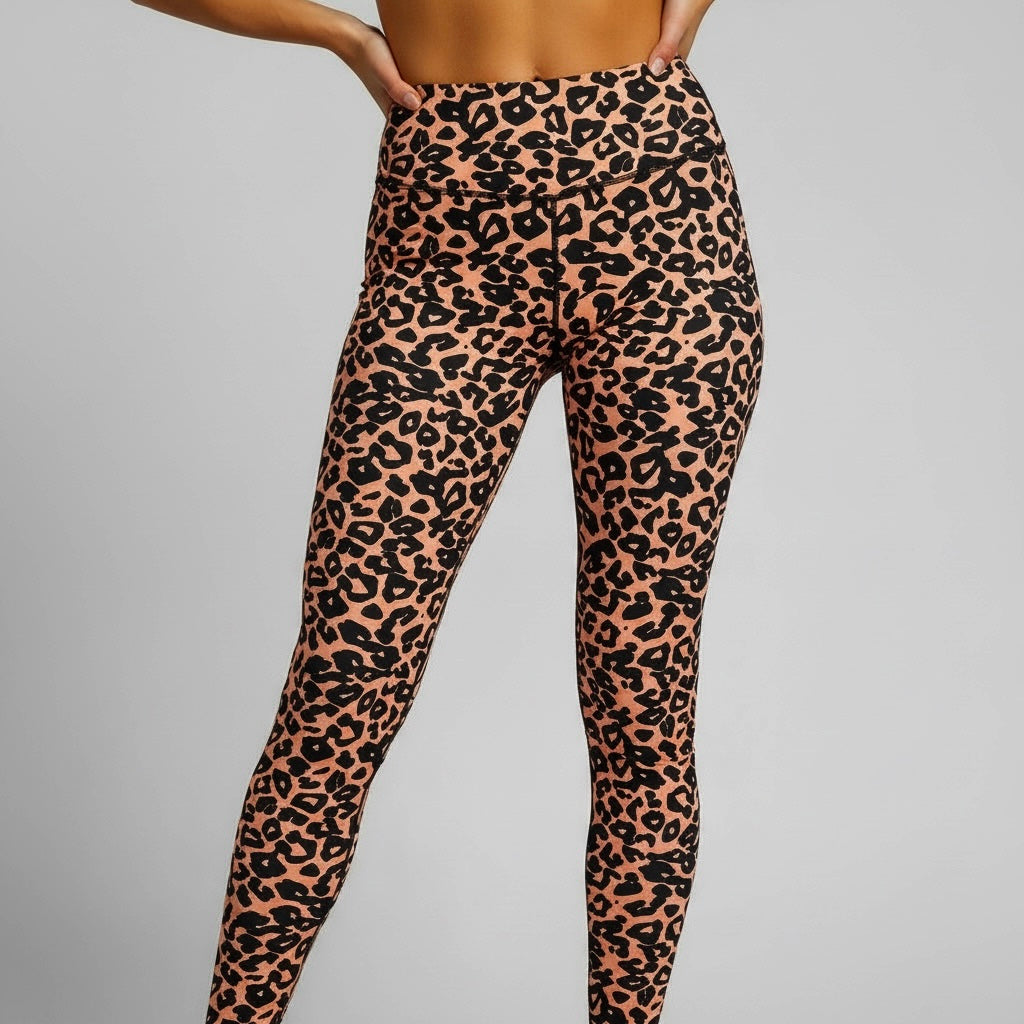 Wild leopard legging