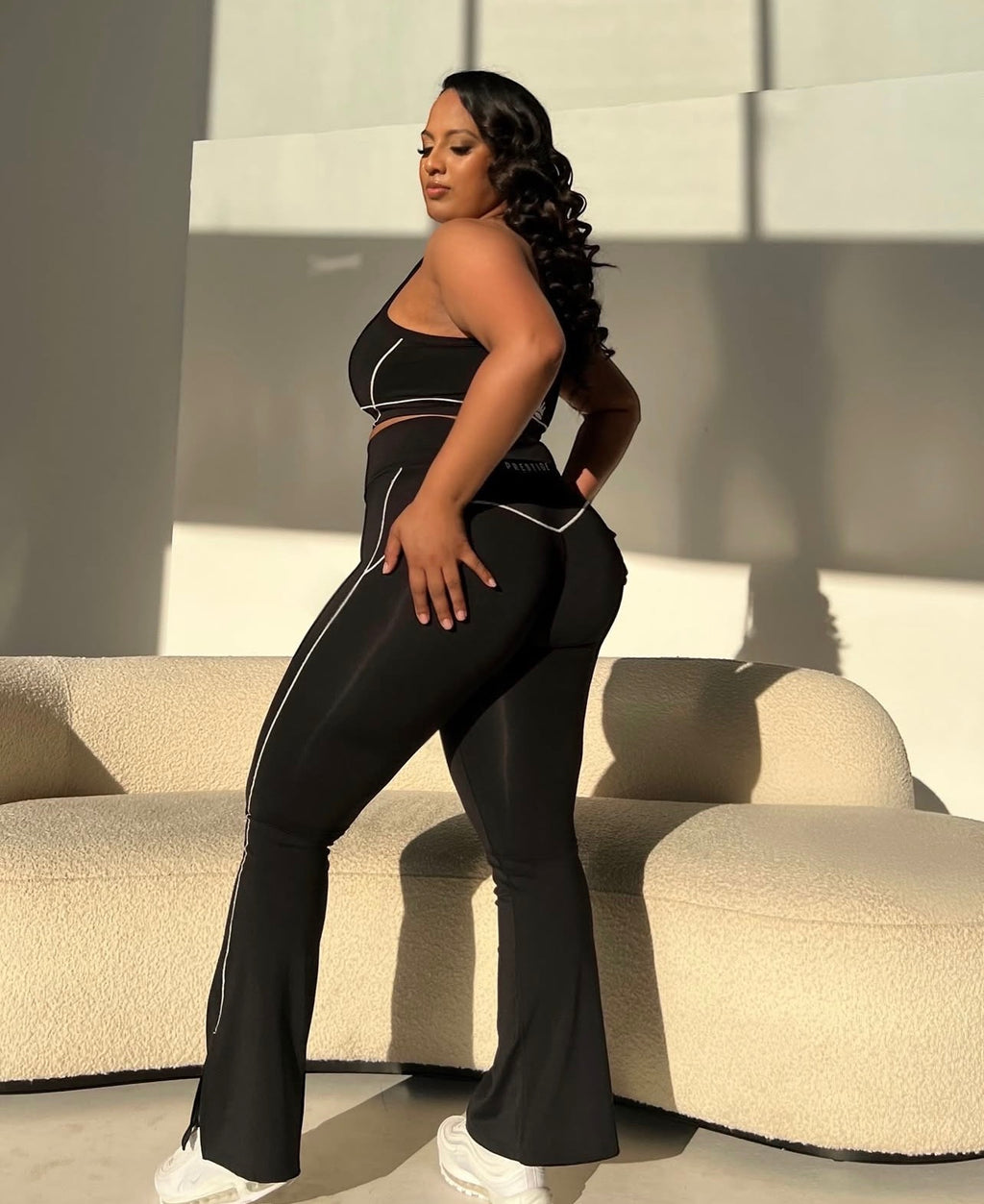Luxe flared bottoms